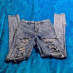 Women's Encore Distressed Skinny Jeans Size 5